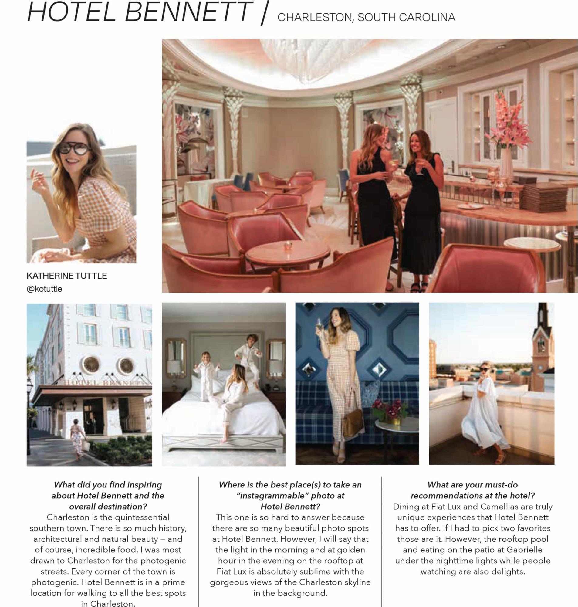 Hotel Bennett collage