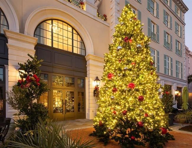 Holiday tree at Hotel Bennett 
