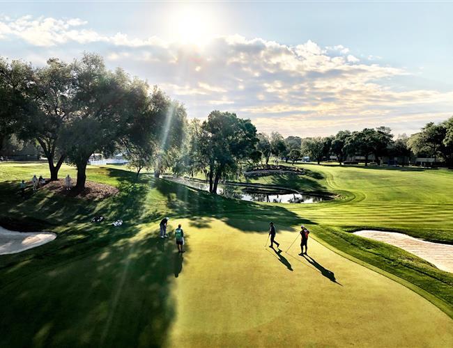 Golfers playing at Valspar Championship