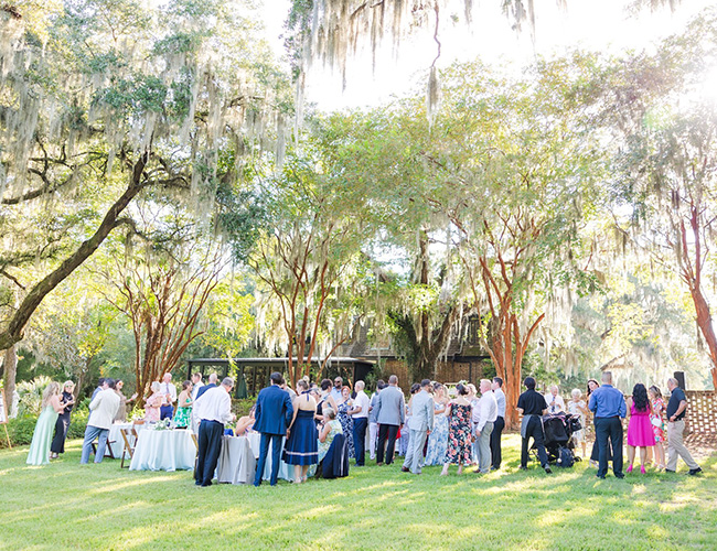 Cocktail reception at The Inn at Middleton Place