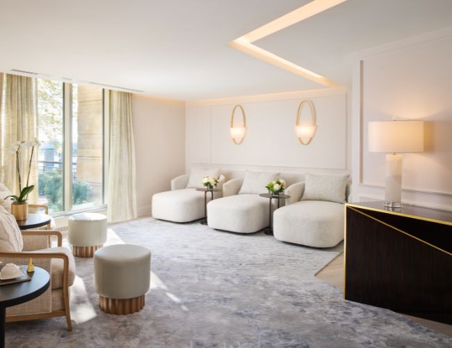 the tea lounge at salamander spa washington dc