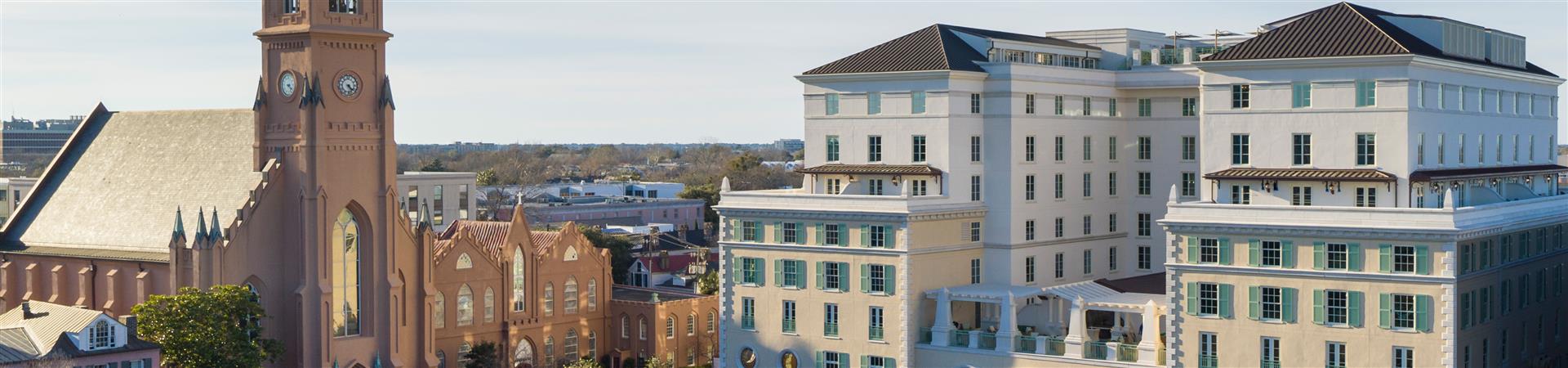 Hotel Bennett aerial view