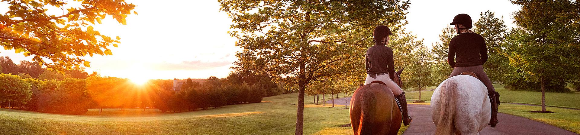 Salamander Middleburg two women riding on horses