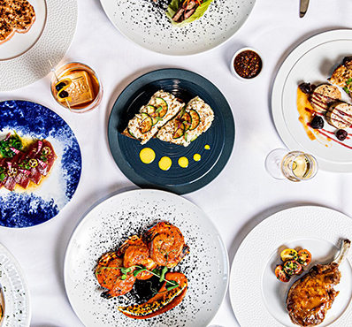 An assortment of dishes