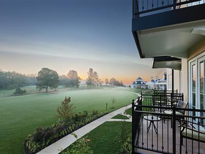 balcony view of Salamander Middleburg and countryside