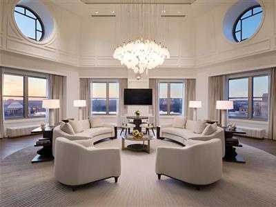 presidential suite view of couches