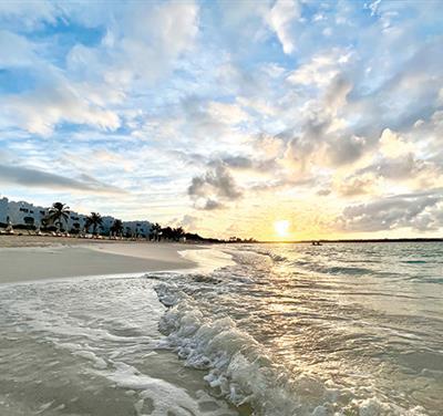 beach view near resort