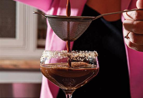 women making agave cocktail