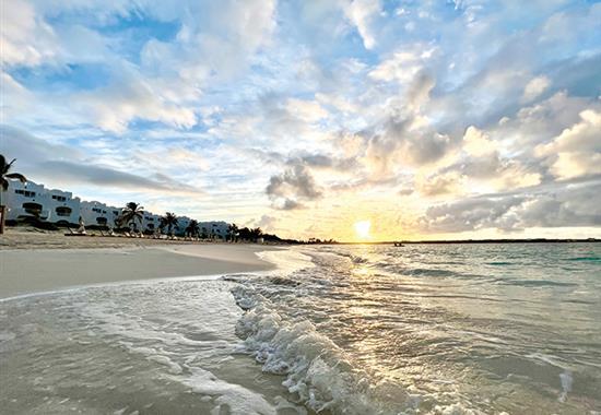beach view near resort