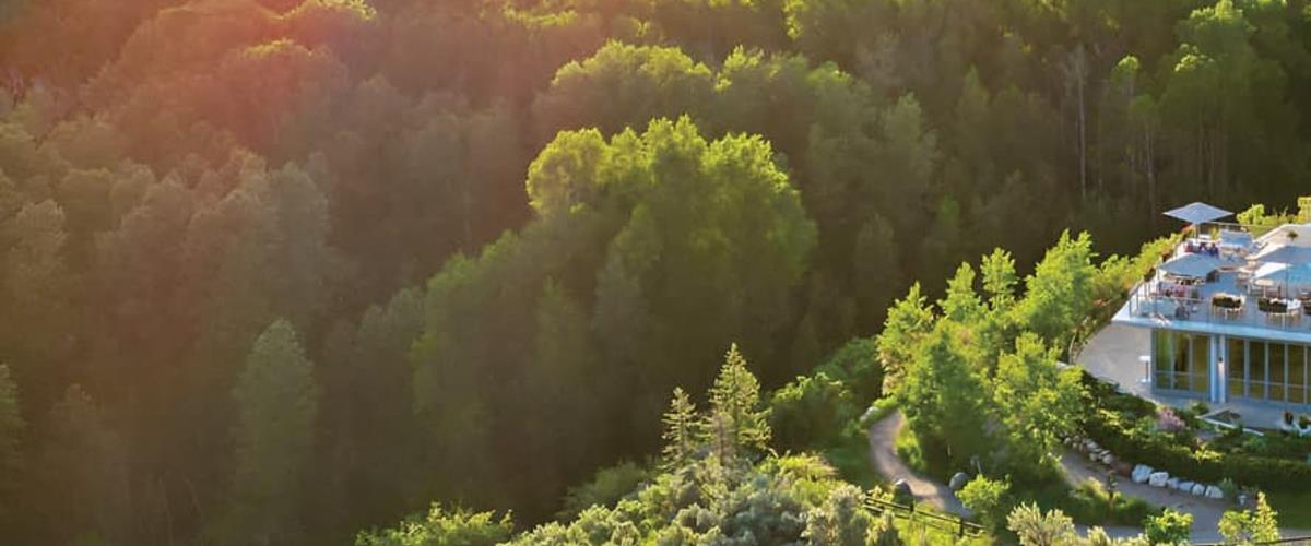 aerial view of hotel