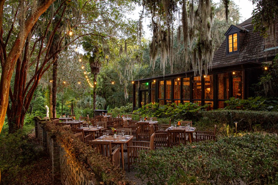 Seating at the restaurant