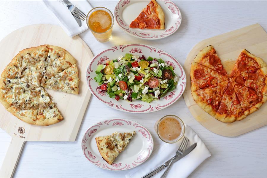 Pizza and Salad