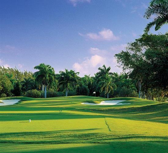Golf course and sand bars