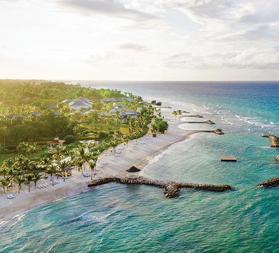 aerial view of hotel