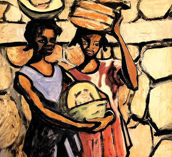 Art from Michael Lester of two women