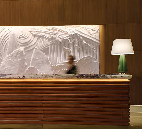 lobby marble art