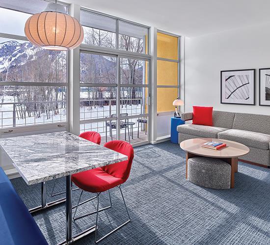 lounge area in hotel