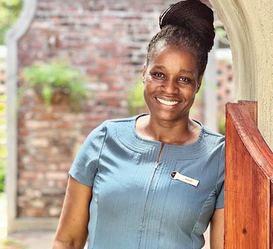 woman in hospitality