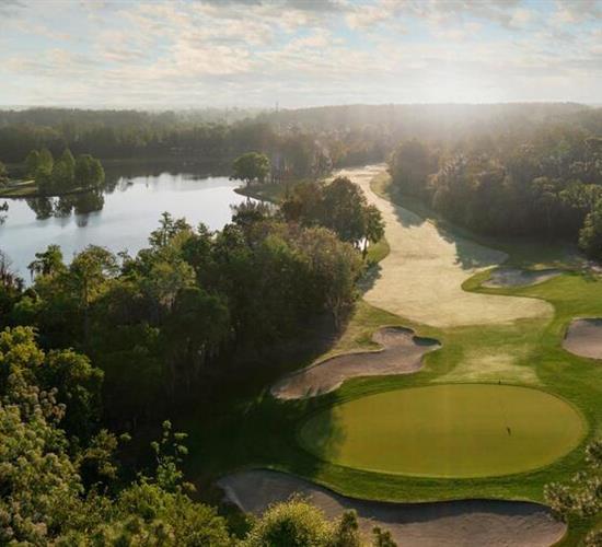 Overview of golf course