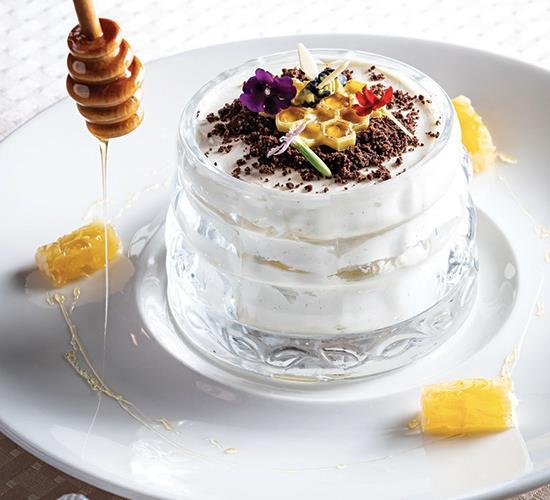 honey three layered cake 