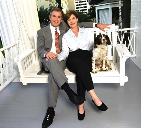 President George W. and First Lady Laura Bush