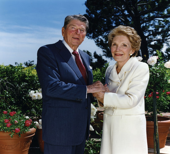 President Ronald and First Lady Nancy Reagan
