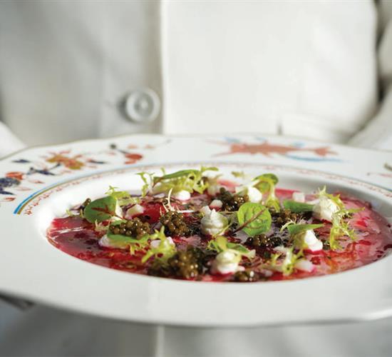 Tuna Carpaccio with Caviar