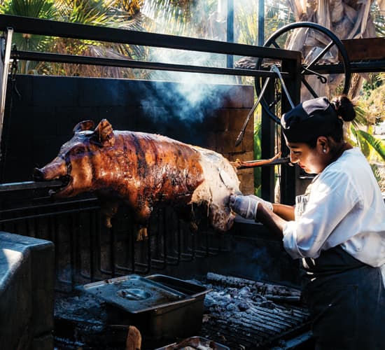 Pig Roast in San José del Cabo, Mexico