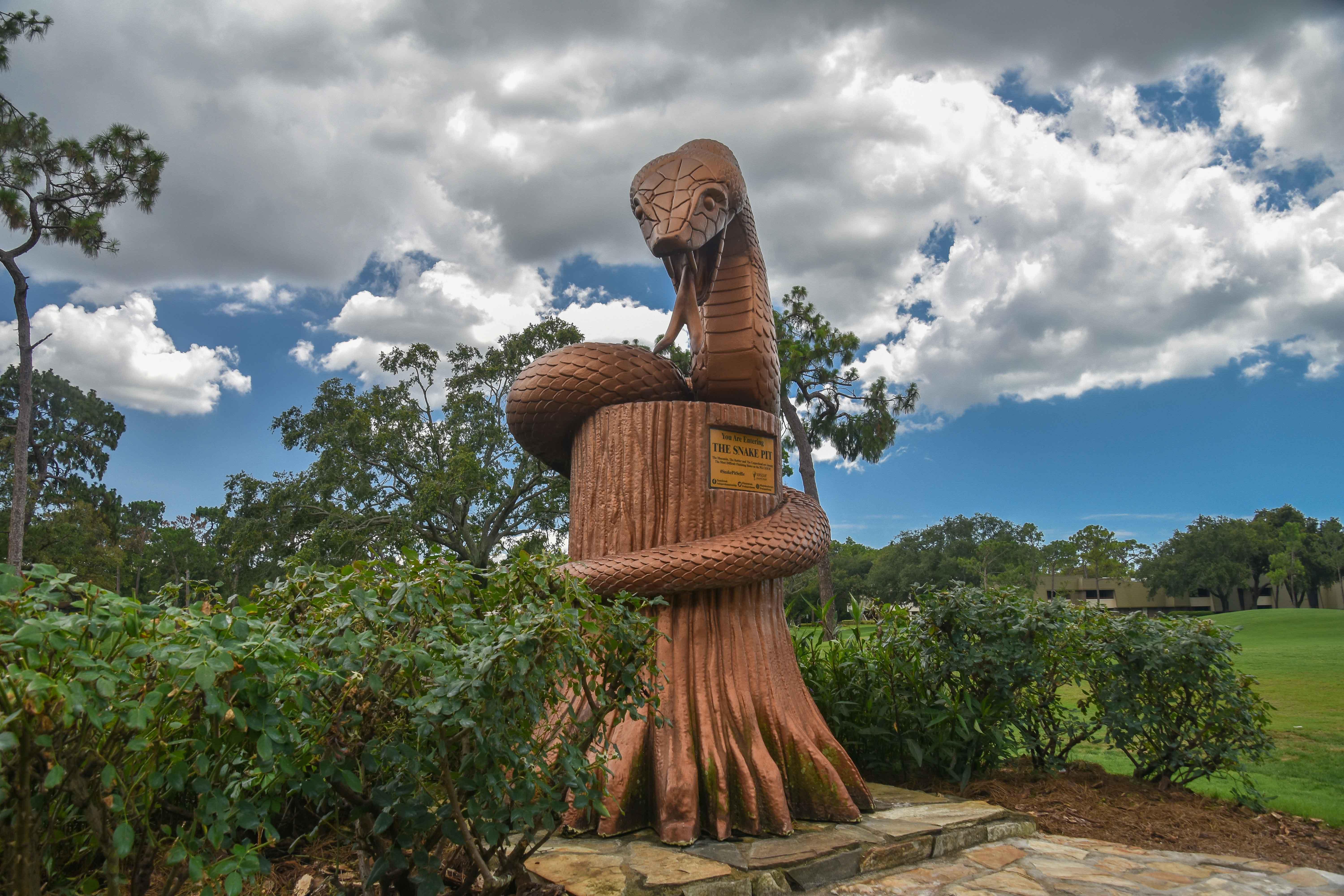 Copperhead Course Statue