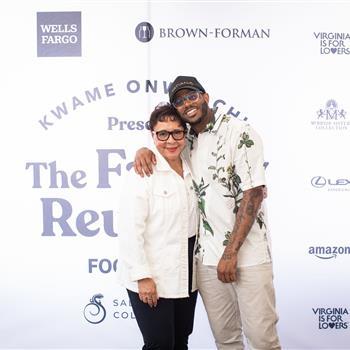 Sheila Johnson and Kwame Onwuachi