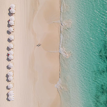 Beach Overhead View