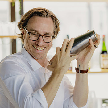 Derek Brown Making a Drink