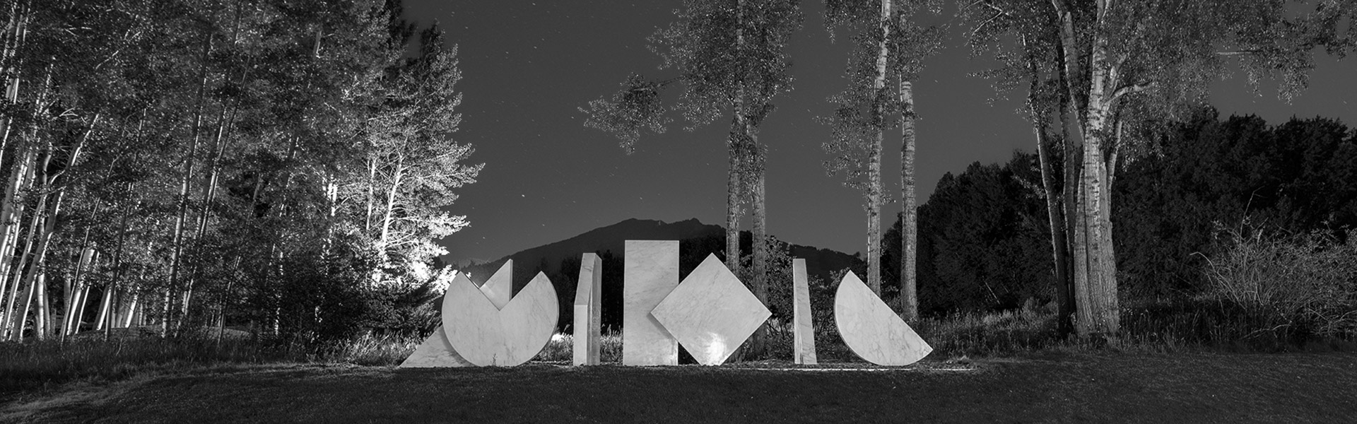 Sculpture outside hotel