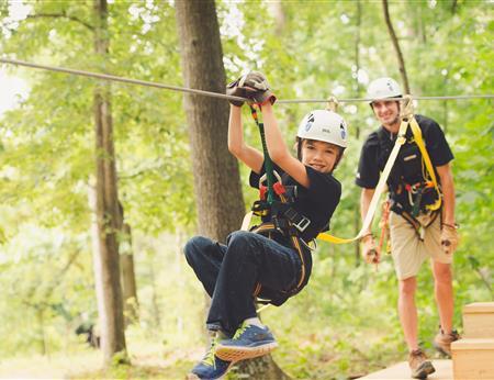 Zipline Through the Treetops