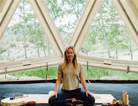 Meditation in Geodesic Dome
