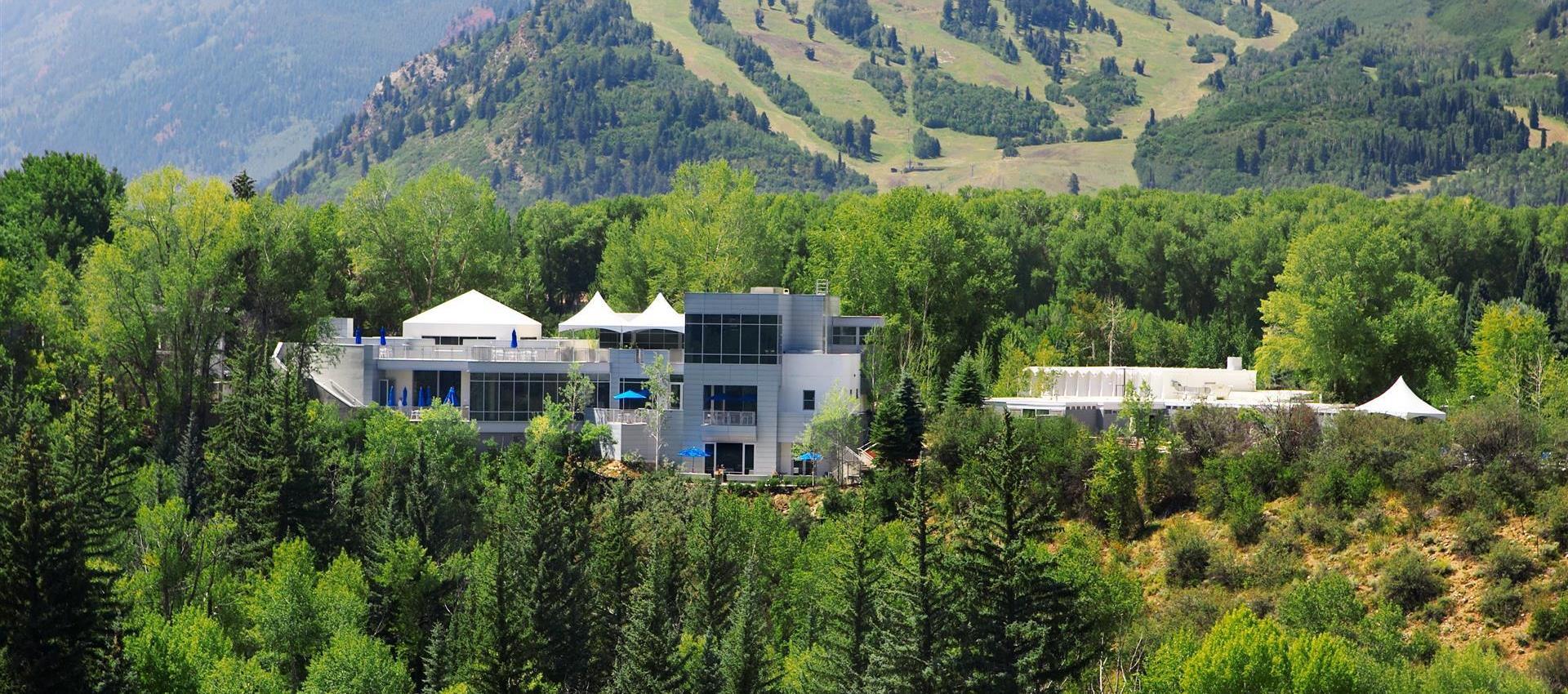exterior of Aspen Meadows hotel