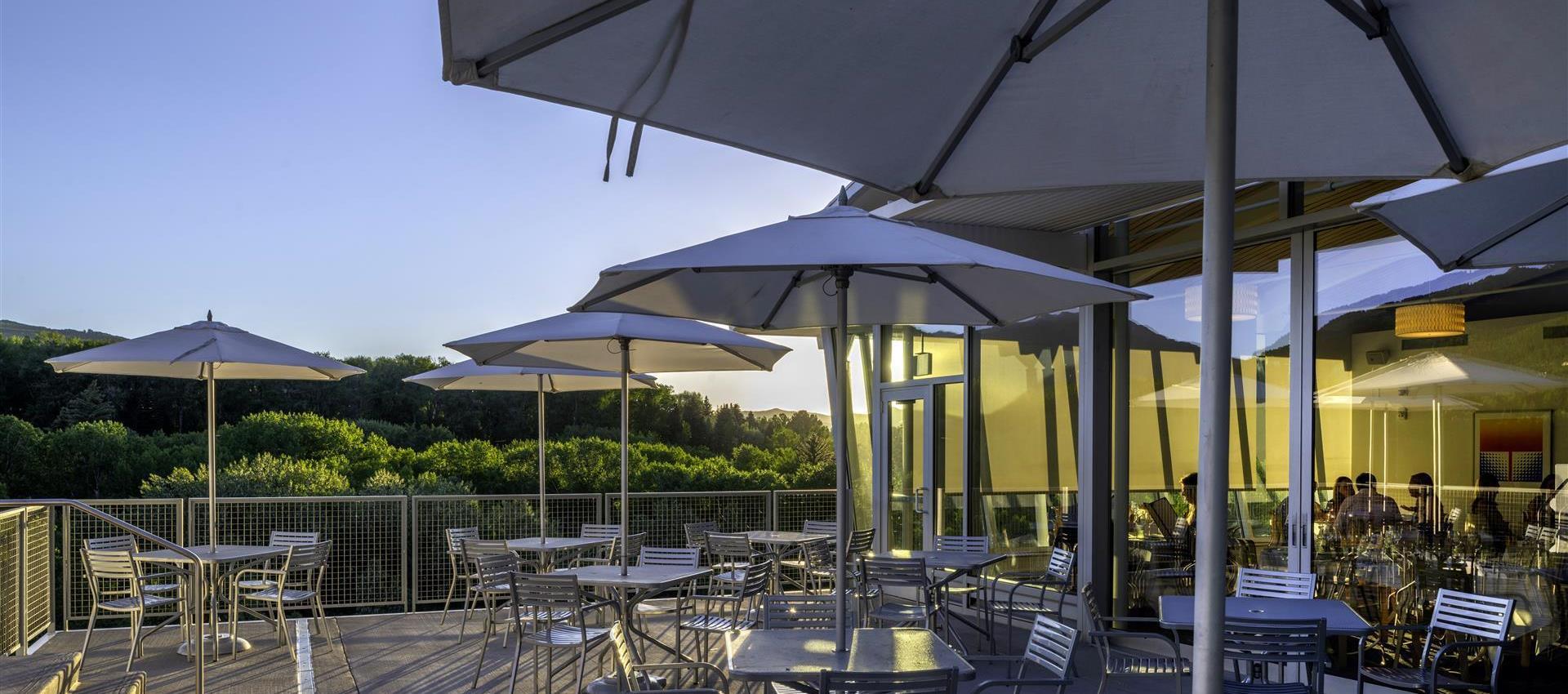 Patio view at Aspen Meadows
